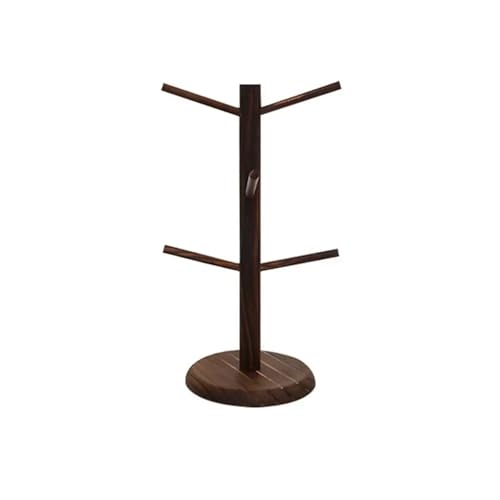 SUBLXPoten Becherhalter Baum Tassenbaum mit dickem Boden, platzsparender Getränkehalter 6 Haken, Ständer for Kaffeetassen auf der Arbeitsplatte(Color 5) von SUBLXPoten