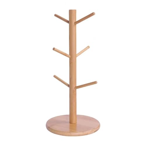 SUBLXPoten Becherhalter Baum Wasserbecherhalter, abnehmbarer Kaffeebecherhalter mit 6 Haken, platzsparender Becher-Organizer for die Küche zu Hause(Color 1) von SUBLXPoten
