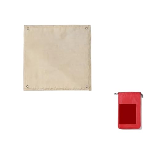 SUBLXPoten Feuerfeste Unterlage Grill 1pc Barbecue Feuerschutz Pit Matte Camping Picknick Grill Hochtemperatur Bügeln Feuerhemmender Teppich Outdoor Indoor(L) von SUBLXPoten