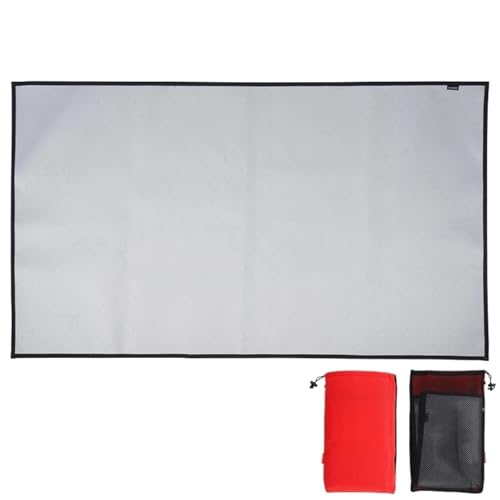SUBLXPoten Feuerfeste Unterlage Grill Camping Feuerfeste Grillmatte Stoff Flammhemmende Wärmedämmung Pad Feuerstelle Glutmatte Decke for Outdoor Picknick Barbecue(1005x600mm) von SUBLXPoten