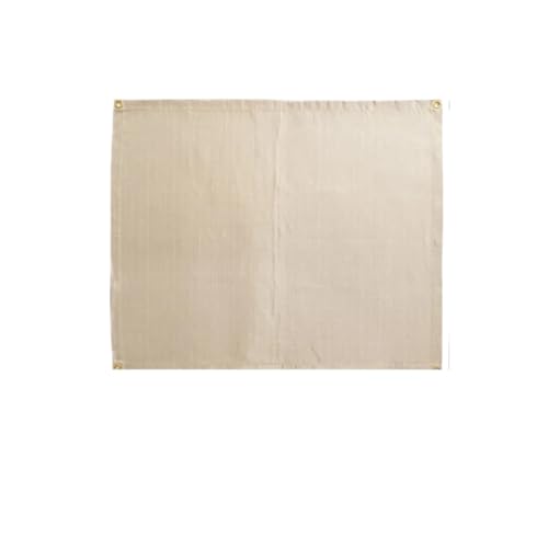 SUBLXPoten Feuerfeste Unterlage Grill Camping Feuerfestes Tuch Flammhemmende Isoliermatte Decke Glasbeschichtetes Wärmedämmpolster Im Freien Picknick-Grill(100x100cm no Bag) von SUBLXPoten