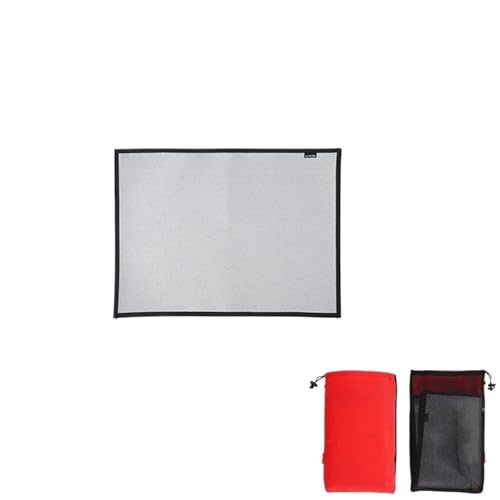 SUBLXPoten Feuerfeste Unterlage Grill Decke for Picknick im Freien, Grill, Camping, feuerfeste Grillmatte, Stoff, flammhemmend, Wärmedämmung, Pad, Feuerstelle, Glutmatte(460x350mm) von SUBLXPoten