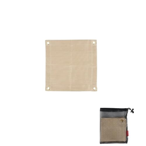 SUBLXPoten Feuerfeste Unterlage Grill Feuerfestes Tuch for Outdoor-Camping, Picknick, Grill, Isoliermatte, flammhemmende Hochtemperatur-Feuerdecke, Fiberglasmatte(XS) von SUBLXPoten
