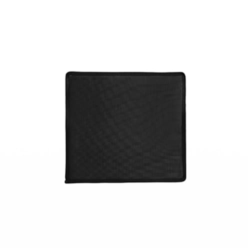 SUBLXPoten Feuerfeste Unterlage Grill Flammhemmende Matte, Wärmeisolierende Grillmatte, Decke, leicht zu reinigen, hohe Temperaturen, for Outdoor-Camping, for Bodendeck-Rasen(Black S) von SUBLXPoten