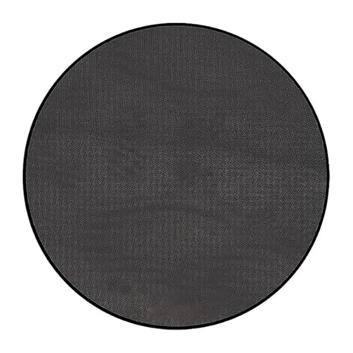 SUBLXPoten Feuerfeste Unterlage Grill wasserdichte feuerfeste Matte, langlebige for Outdoor-Camping, runde Grillunterlage for Holzfeuerstellen, ölbeständig(XL) von SUBLXPoten
