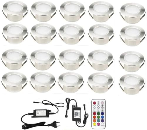 SUBOSI 20er Set Ø61mm Led Bodenstrahler Bodeneinbauleuchten Boden Licht IP67 DC12V Wasserdicht Einbauleuchten Außen Terrasse Küche Garten Spots außenbereich SUBOSI 20er Set Ø61mm Led Bodenstrahler Bodeneinbauleuchten Boden Licht IP67 DC12V Wasserdicht Einbauleuchten Außen Terrasse Küche Garten Spots außenbereich von SUBOSI