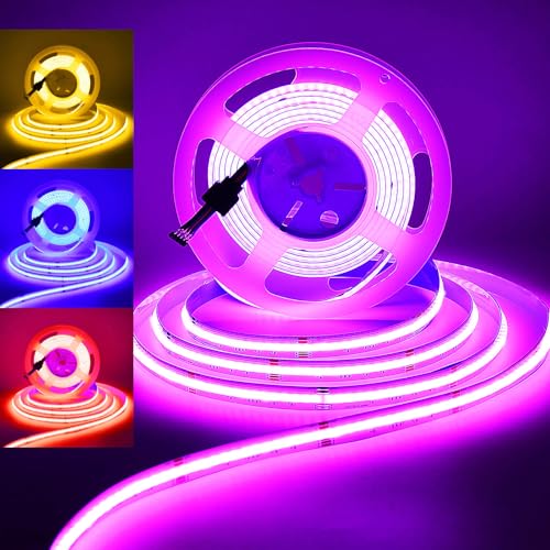 SUBOSI 5M COB RGBW+Warmweiß 24V LED Streifen Strip Lichterkette Keine Stromversorgung 784LEDs/M 3920LEDs LED Band Lichtleiste Ohne Stromversorgung und Steuerung SUBOSI 5M COB RGBW+Warmweiß 24V LED Streifen Strip Lichterkette Keine Stromversorgung 784LEDs/M 3920LEDs LED Band Lichtleiste Ohne Stromversorgung und Steuerung von SUBOSI