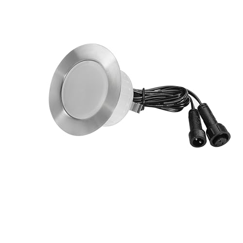 SUBOSI LED Bodenstrahler Ø61mm Bodeneinbauleuchten Boden Licht IP67 DC12V Wasserdicht Einbauleuchten Außen Terrasse Küche Garten Lampe Spots außenbereich von SUBOSI