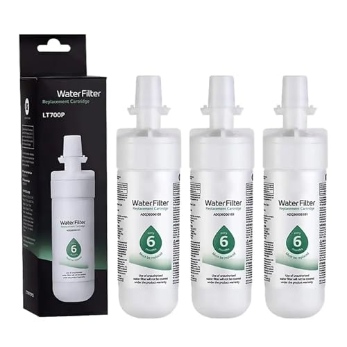 Kühlschrank-Wasserfilterfilter Ersetzen, Kompatibel Mit LG, LT700p ADQ36006101-ADQ36006102 Wasserfilter 9690(3pcs) von SUBRAZRP