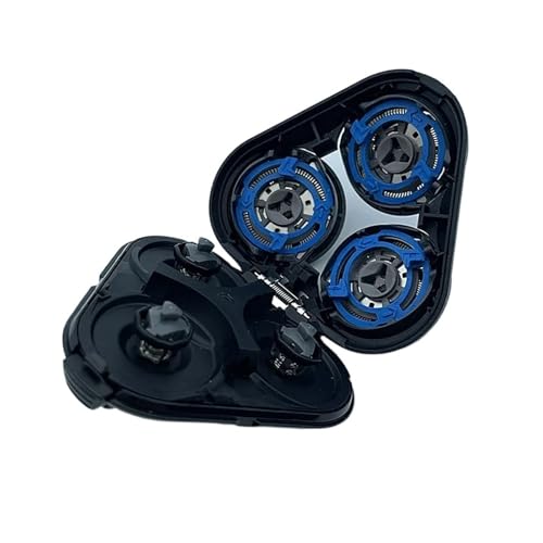 Rasierapparat, Kompatibel Mit Philips, Sw3700, Xz5800, S5077, S5095, Kompatible Netzkartentür, Ganzkopf-Design, Körperpflegegerät, Zubehör, Rasierapparat-Ersatz(1 Set of Black) von SUBRAZRP