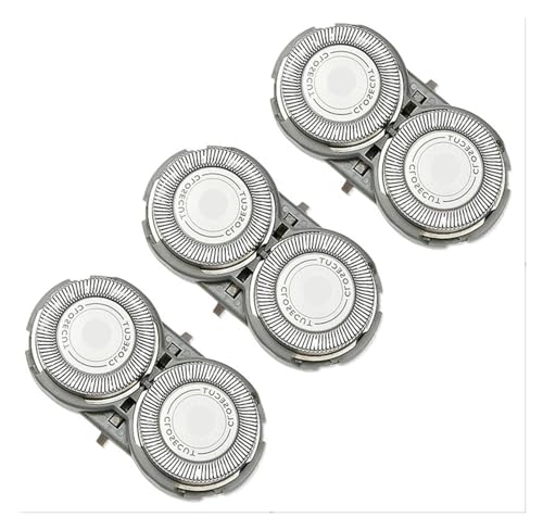 SUBRAZRP Universal-Rasierklingen Aus Edelstahl, Ersatz-Rasierköpfe Mit ABS-Halterungssatz, Kompatibel Mit Philips, Ersatz-Rasierklingen PQ182, PQ183, PQ206(3set) von SUBRAZRP
