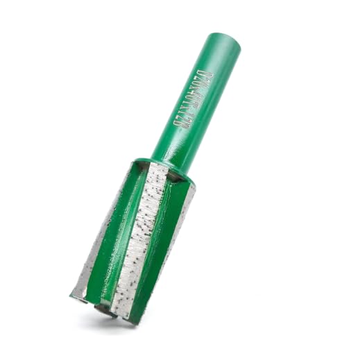 SUBRILLI Diamant-CNC-Fräser-Bit, D20 mm, Fingerfräs-Bit zum Schneiden von Stein, Granit, Quarz, Marmor von SUBRILLI