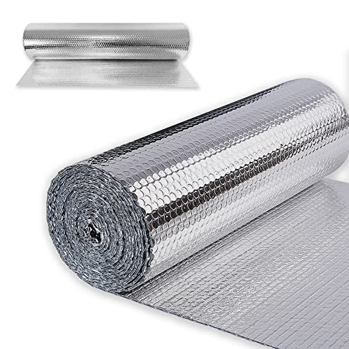 SUBTLETY 10㎡ Hausdämmung Isolierfolie Aluminium Dämmplatten Heizkörper Reflexionsfolie Verdunklung Isoliermatte Silber Thermofolie Klappbare Wärmedämmung Dämmfolie für Fenster Kälteschutz (1x10m) SUBTLETY 10㎡ Hausdämmung Isolierfolie Aluminium Dämmplatten Heizkörper Reflexionsfolie Verdunklung Isoliermatte Silber Thermofolie Klappbare Wärmedämmung Dämmfolie für Fenster Kälteschutz (1x10m) von SUBTLETY