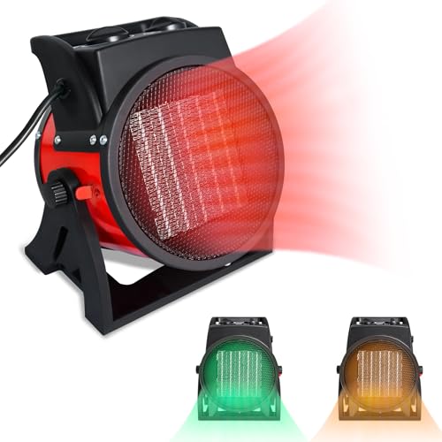 SUBTLETY 2000W Innenraum Heizlüfter Elektroheizer PTC Keramik Elektroheizkörper 2 Leistungsstufen Elektro-Heizung mit Ventilatorfunktion Elektroheizgebläse für 20m² Büro Garage Baustelle Werkstatt SUBTLETY 2000W Innenraum Heizlüfter Elektroheizer PTC Keramik Elektroheizkörper 2 Leistungsstufen Elektro-Heizung mit Ventilatorfunktion Elektroheizgebläse für 20m² Büro Garage Baustelle Werkstatt von SUBTLETY