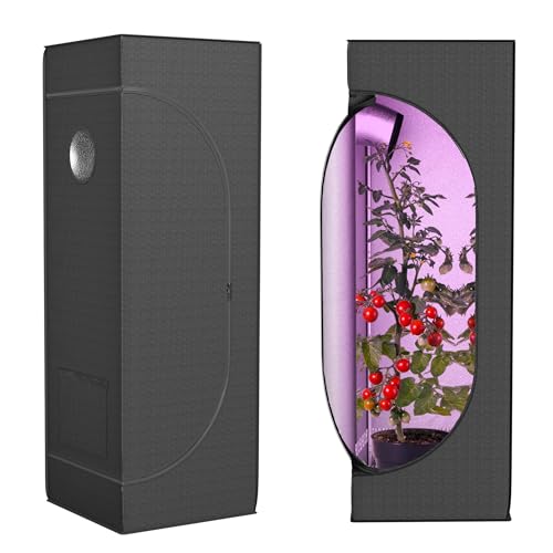 SUBTLETY 80x80x160cm Grow Zelt Komplettset Indoor Growschrank für Homegrow Lichtdicht Pflanzzelt Gewächshaus Box mit Sichtfenster & Zubehörkanal Zuchtzelte für Hydrokulturen Anzucht Gemüse Blumen SUBTLETY 80x80x160cm Grow Zelt Komplettset Indoor Growschrank für Homegrow Lichtdicht Pflanzzelt Gewächshaus Box mit Sichtfenster & Zubehörkanal Zuchtzelte für Hydrokulturen Anzucht Gemüse Blumen von SUBTLETY