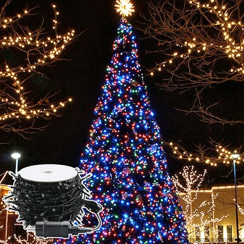 SUBTLETY Lichterkette Außen 100M 1000 LED Weihnachtsbeleuchtung mit 8 Leuchtmodi Wasserdichte IP44 Lichtstränge für Garten & Balkon Lichterketten für Weihnachten Ostern Halloween Hochzeit (Bunt) SUBTLETY Lichterkette Außen 100M 1000 LED Weihnachtsbeleuchtung mit 8 Leuchtmodi Wasserdichte IP44 Lichtstränge für Garten & Balkon Lichterketten für Weihnachten Ostern Halloween Hochzeit (Bunt) von SUBTLETY