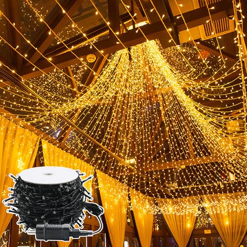 SUBTLETY Lichterkette Außen 30M 300 LED Weihnachtsbeleuchtung mit 8 Leuchtmodi Wasserdichte IP44 Lichtstränge für Garten & Balkon Lichterketten für Weihnachten Ostern Halloween Hochzeit (Warmweiß) SUBTLETY Lichterkette Außen 30M 300 LED Weihnachtsbeleuchtung mit 8 Leuchtmodi Wasserdichte IP44 Lichtstränge für Garten & Balkon Lichterketten für Weihnachten Ostern Halloween Hochzeit (Warmweiß) von SUBTLETY