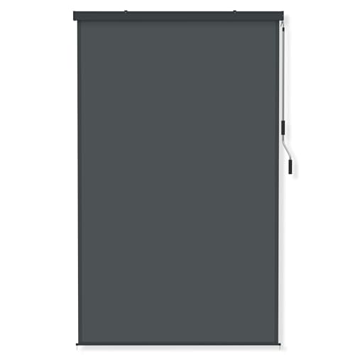 SUBTLETY Senkrechtmarkise 160x250cm Außenrollo mit Markisenkurbeln Verdunkelungsrollo inkl. Montageset & Alu-Markisenkasten UV-Schutz & Sichtschutz Markisen für Außen- & Innenbereich (Anthrazit) SUBTLETY Senkrechtmarkise 160x250cm Außenrollo mit Markisenkurbeln Verdunkelungsrollo inkl. Montageset & Alu-Markisenkasten UV-Schutz & Sichtschutz Markisen für Außen- & Innenbereich (Anthrazit) von SUBTLETY