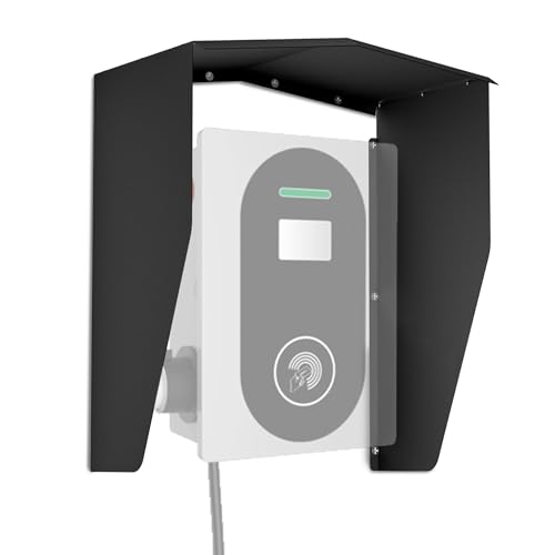 SUBTLETY Wallbox Wetterschutz Regenschutz & Sonnenschutz Abdeckung Garten Steckdosen Überdachung Wetterschutzdach Ladestationenzubehör für e-Auto Ladestation, Briefkästen, Türklingeln von SUBTLETY