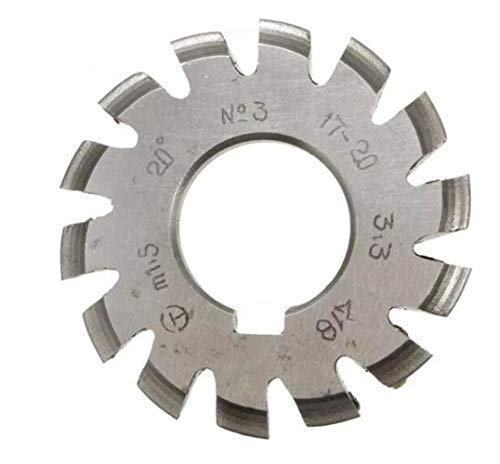 SUCAN Modul 1.5 PA20 Bore 22mm # 1-8 HSS Evolventenverzahnung Fräser von SUCAN