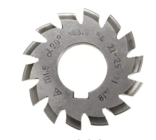 SUCAN Modul 1.5 PA20 Bore 22mm # 1-8 HSS Evolventenverzahnung Fräser von SUCAN