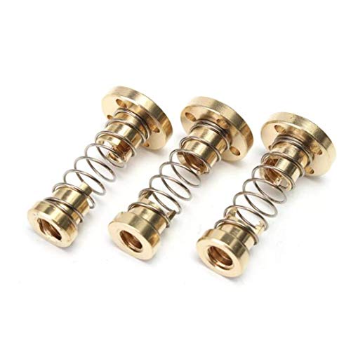 SUCAN T8 Gewindemutter Einstellbare 2mm / 4mm / 8mm Gewindemutter Anti-Rebounde Feder Geladene Mutter (4mm) von SUCAN