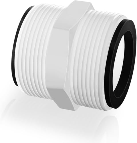 SUCANY Poolanschlussset 38mm,für Intex Coleman Schlauchverbinder 38mm Pool Adapter,Poolschlauch Schlauchadapter für Intex Pool Pumpen Schläuche,1,5-Zoll-Schlauchanschluss von SUCANY