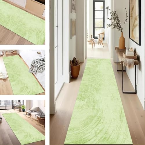 SUCERU Teppich Läufer Flur Küche rutschfest Waschbar Schmutzfangläufer Dauerhaft 120X500CM Hellgrün Korridor Teppichläufer Flurteppich für Wohnzimmer Schlafzimmer Büro Esszimmer Küchenläufer SUCERU Teppich Läufer Flur Küche rutschfest Waschbar Schmutzfangläufer Dauerhaft 120X500CM Hellgrün Korridor Teppichläufer Flurteppich für Wohnzimmer Schlafzimmer Büro Esszimmer Küchenläufer von SUCERU