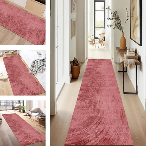 SUCERU Teppich Läufer Flur Küche rutschfest Waschbar Schmutzfangläufer Dauerhaft 50X90CM Rot Korridor Teppichläufer Flurteppich für Wohnzimmer Schlafzimmer Büro Esszimmer Küchenläufer SUCERU Teppich Läufer Flur Küche rutschfest Waschbar Schmutzfangläufer Dauerhaft 50X90CM Rot Korridor Teppichläufer Flurteppich für Wohnzimmer Schlafzimmer Büro Esszimmer Küchenläufer von SUCERU