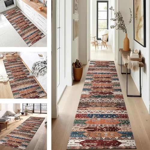 SUCERU Teppich Läufer Flur rutschfest Waschbar 80X240CM Polyester Wohnzimmer Teppich Rot Oranje Anpassbar Für Schlafzimmer Kinderzimmer Wäschereien Esszimmer Flurläufer Fußmatten SUCERU Teppich Läufer Flur rutschfest Waschbar 80X240CM Polyester Wohnzimmer Teppich Rot Oranje Anpassbar Für Schlafzimmer Kinderzimmer Wäschereien Esszimmer Flurläufer Fußmatten von SUCERU