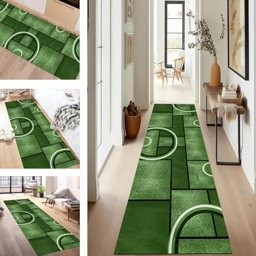 SUCERU Teppich Läufer Flur rutschfest Waschbar Schmutzfangmatte Teppichmatten Grün Schwarz Korridor Teppichläufer Küchen 60X100CM Flurteppich Wohnzimmer Schlafzimmer Schmutzfangküchenläufer SUCERU Teppich Läufer Flur rutschfest Waschbar Schmutzfangmatte Teppichmatten Grün Schwarz Korridor Teppichläufer Küchen 60X100CM Flurteppich Wohnzimmer Schlafzimmer Schmutzfangküchenläufer von SUCERU