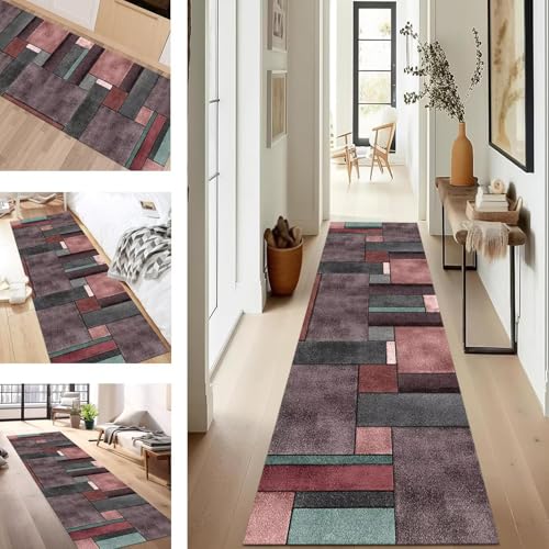 SUCERU Teppich Läufer Flur rutschfest Waschbar Schmutzfangmatte Teppichmatten Rot Grau Grün Korridor Teppichläufer Küchen 60X500CM Flurteppich Wohnzimmer Schlafzimmer Schmutzfangküchenläufer SUCERU Teppich Läufer Flur rutschfest Waschbar Schmutzfangmatte Teppichmatten Rot Grau Grün Korridor Teppichläufer Küchen 60X500CM Flurteppich Wohnzimmer Schlafzimmer Schmutzfangküchenläufer von SUCERU