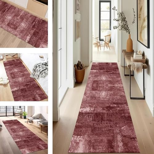 SUCERU Teppich Läufer Flur rutschfest Waschbar Schmutzfangmatte Teppichmatten Rot Korridor Teppichläufer Küchen 40X60CM Flurteppich Wohnzimmer Schlafzimmer Schmutzfangküchenläufer SUCERU Teppich Läufer Flur rutschfest Waschbar Schmutzfangmatte Teppichmatten Rot Korridor Teppichläufer Küchen 40X60CM Flurteppich Wohnzimmer Schlafzimmer Schmutzfangküchenläufer von SUCERU
