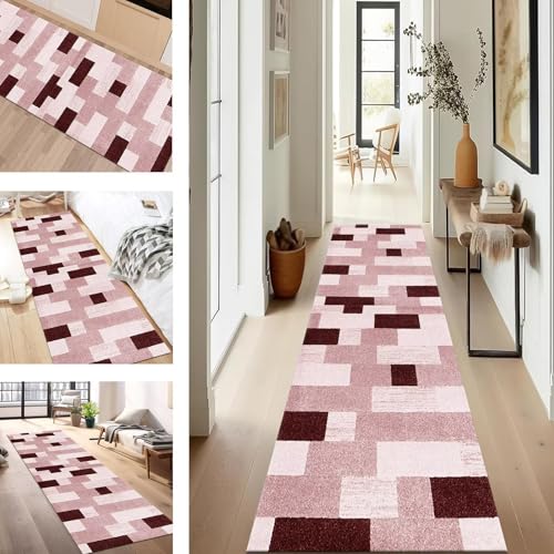 SUCERU Teppich Läufer Flur rutschfest Waschbar Schmutzfangmatte Teppichmatten Rot Korridor Teppichläufer Küchen 50X450CM Flurteppich Wohnzimmer Schlafzimmer Schmutzfangküchenläufer SUCERU Teppich Läufer Flur rutschfest Waschbar Schmutzfangmatte Teppichmatten Rot Korridor Teppichläufer Küchen 50X450CM Flurteppich Wohnzimmer Schlafzimmer Schmutzfangküchenläufer von SUCERU