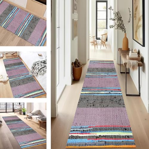 SUCERU Teppich Läufer Flur rutschfest Waschbar Schmutzfangmatte Teppichmatten Violett Schwarz Blau Korridor Teppichläufer Küchen 50X90CM Flurteppich Wohnzimmer Schlafzimmer Schmutzfangküchenläufer SUCERU Teppich Läufer Flur rutschfest Waschbar Schmutzfangmatte Teppichmatten Violett Schwarz Blau Korridor Teppichläufer Küchen 50X90CM Flurteppich Wohnzimmer Schlafzimmer Schmutzfangküchenläufer von SUCERU