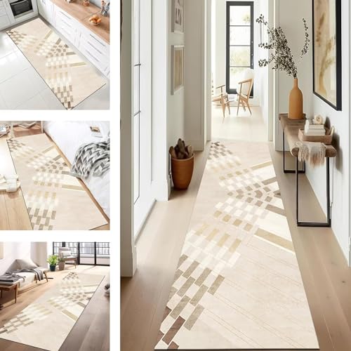 SUCERU Teppich Läufer Küchenteppich Flur Läufer Waschbar Küchenläufer 90X450CM Hellbraun rutschfest Outdoor Teppich Für Badezimmer Wohnzimmer Schlafzimmer Kinderzimmer Flur Läufer SUCERU Teppich Läufer Küchenteppich Flur Läufer Waschbar Küchenläufer 90X450CM Hellbraun rutschfest Outdoor Teppich Für Badezimmer Wohnzimmer Schlafzimmer Kinderzimmer Flur Läufer von SUCERU