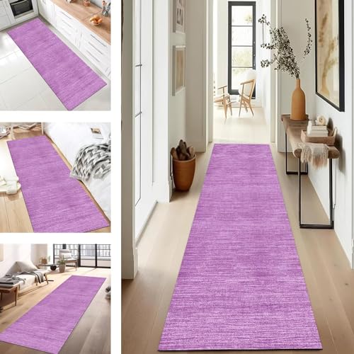 Teppich Läufer für Küche Rutschfest Waschbar 80X120CM Moderne Küchenteppich Violett Weiß Anpassbar Teppichläufer Meterware Korridor Teppich Schlafzimmer Fußmatten Wohnzimmer Esszimmer Flurläufer Teppich Läufer für Küche Rutschfest Waschbar 80X120CM Moderne Küchenteppich Violett Weiß Anpassbar Teppichläufer Meterware Korridor Teppich Schlafzimmer Fußmatten Wohnzimmer Esszimmer Flurläufer von SUCERU