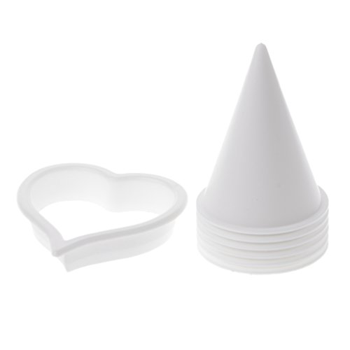 SUCHUANGUANG 7 Teile/Satz Kunststoff Calla Lilie Blume Kuchenform Fondant Ausstecher Backwerkzeuge Cutter Pan von SUCHUANGUANG