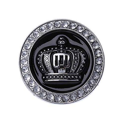 SUCHUANGUANG Auto Auto 3D Diamant Krone Metall Abzeichen Aufkleber Abziehbilder Personalisierte Dekoration Aufkleber Protector S. von SUCHUANGUANG
