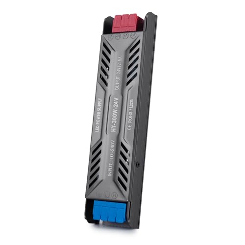 SUCIKORIO 24V 300W Netzteil LED Trafo Transformator 230V Auf 24V 12,5A Schlank Konstante Spannung Treiber Ultra Dünn Niedervolttrafo für Lampen, Strips von SUCIKORIO