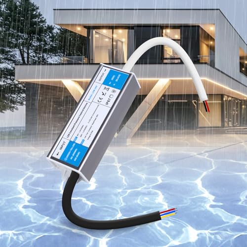 SUCIKORIO 24V Netzteil LED Trafo 12W Wasserdicht IP67 LED Transformator 230V auf 24V 12W 0,5A Schlank Konstante Spannung LEDs Treiber Netzteil Ultra Dünn Niedervolttrafo für LEDs Streifen, Außen SUCIKORIO 24V Netzteil LED Trafo 12W Wasserdicht IP67 LED Transformator 230V auf 24V 12W 0,5A Schlank Konstante Spannung LEDs Treiber Netzteil Ultra Dünn Niedervolttrafo für LEDs Streifen, Außen von SUCIKORIO