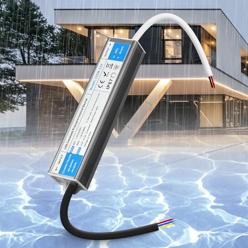SUCIKORIO LED Netzteil 12V 150W 12,5A Wasserdicht IP67 Trafo LED Transformator 230V auf 12V Schlank Konstante Spannung Led Treiber Netzteil 12 V Ultra Dünn Niedervolttrafo für Außen, LEDs Streifen von SUCIKORIO