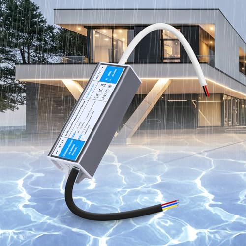 SUCIKORIO LED Trafo 12V 36W Wasserdicht IP67 LED Transformator AC 230V auf DC 12 Volt 3A Ultra Dünn Konstante Spannung LED Treiber Netzteil 12V Schalt Niedervolttrafo für LED Streifen, Außen SUCIKORIO LED Trafo 12V 36W Wasserdicht IP67 LED Transformator AC 230V auf DC 12 Volt 3A Ultra Dünn Konstante Spannung LED Treiber Netzteil 12V Schalt Niedervolttrafo für LED Streifen, Außen von SUCIKORIO