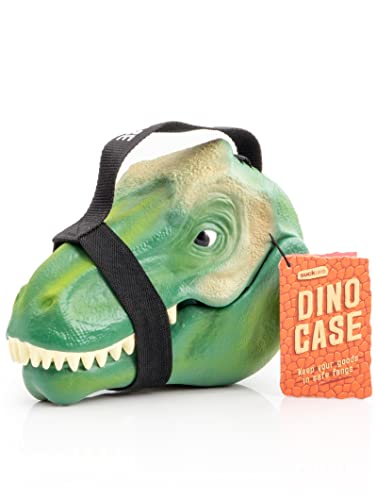 Suck UK Dinosaurier-Lunchbox für Kinder, Dinosaurier-Kopf, XXL Brotboxen und Essensboxen, Lunch-Behälter oder Jausenbox, Frühstücksdose, Dino-Lunchbox Brotdose für Kita, Kindergarten und Schule von SUCK UK