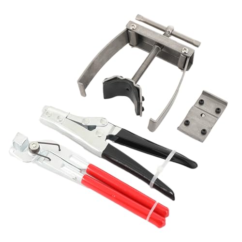 SUDEG Schlauchklemmen Zangen Set, 3x Kühler Reparatur Zange Werkzeug Set, Auto Wassertank Reparatur Werkzeug, Auto Kühler Tank Schließen Header Zange Reparatur Werkzeug von SUDEG