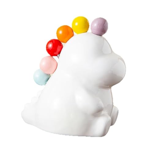SUDOCA Keramik-Gabelset in Dinosaurierform mit 6 Dessert- und Kuchengabeln aus Edelstahl, Obstgabel für Partys, Heimküche,D SUDOCA Keramik-Gabelset in Dinosaurierform mit 6 Dessert- und Kuchengabeln aus Edelstahl, Obstgabel für Partys, Heimküche,D von SUDOCA