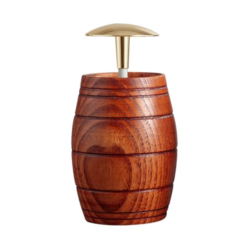 SUDOCA Press-Typ Massivholz Aschenbecher Desktop Aschenbecher mit Deckel Winddicht Staubdicht Design für Home Office Auto,A SUDOCA Press-Typ Massivholz Aschenbecher Desktop Aschenbecher mit Deckel Winddicht Staubdicht Design für Home Office Auto,A von SUDOCA