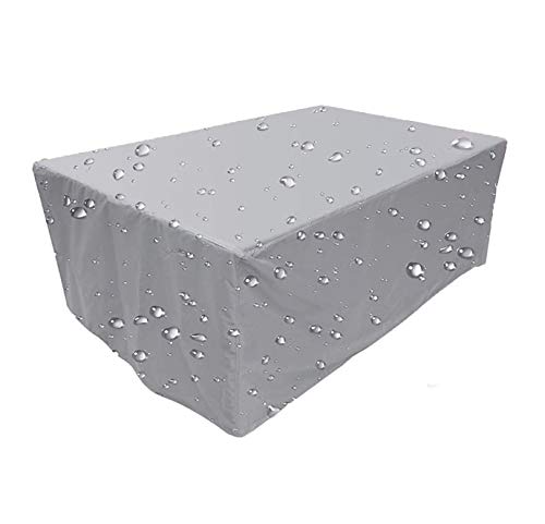 Abdeckung für Gartenmöbel,Alle Größen,Abdeckhaube für Gartenmöbel und für rechteckige Sitzgarnituren,Regenschutz und Staubfest, Anti-UV, Schwerlast 300D -Oxford Gewebe,180x160x85cm-Silber grau Abdeckung für Gartenmöbel,Alle Größen,Abdeckhaube für Gartenmöbel und für rechteckige Sitzgarnituren,Regenschutz und Staubfest, Anti-UV, Schwerlast 300D -Oxford Gewebe,180x160x85cm-Silber grau von SUEBAIHUO
