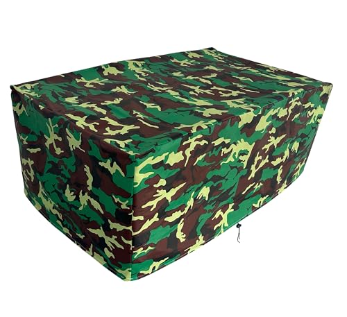 Abdeckung für Gartenmöbel Anpassbare Größe 300D Oxford Gewebe Schutzhülle,Staubdicht, winddicht, wasserdicht und UV-beständig Zum Schutz verschiedener Möbel und Outdoor-Geräte (Tarnung 1-, Rechteck) Abdeckung für Gartenmöbel Anpassbare Größe 300D Oxford Gewebe Schutzhülle,Staubdicht, winddicht, wasserdicht und UV-beständig Zum Schutz verschiedener Möbel und Outdoor-Geräte (Tarnung 1-, Rechteck) von SUEBAIHUO