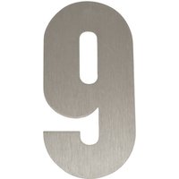 Südmetall Hausnummer »9«, silberfarben, Stahl von Südmetall